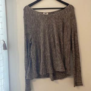 Oversized brown sweater